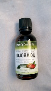 Jojoba oil bottle